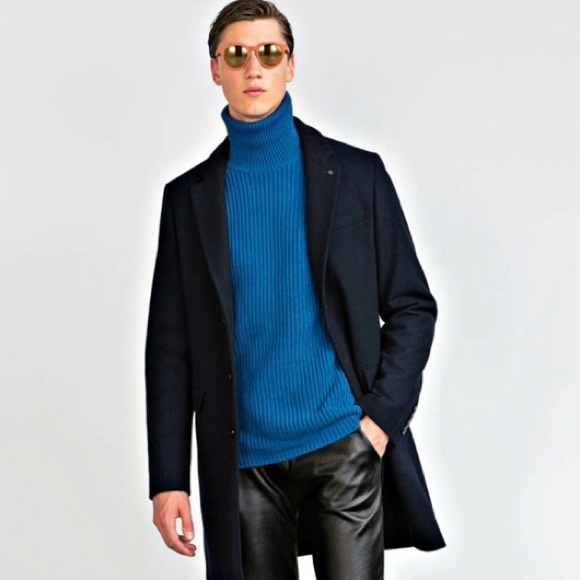 ZARA MAN WOOL TRENCH COAT - Picture 2 of 5